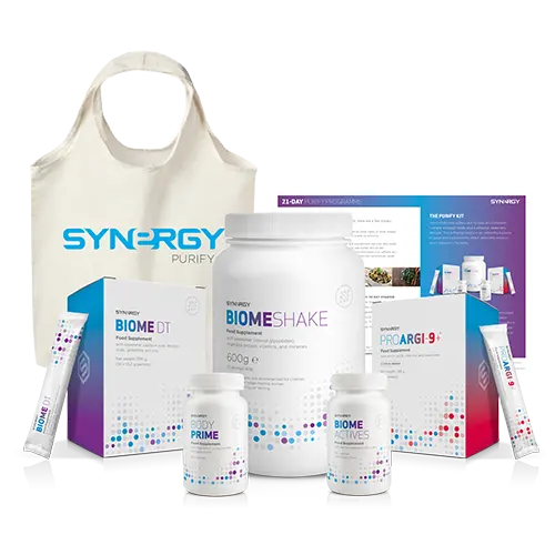 Synergy Purify-kit med fem produkter